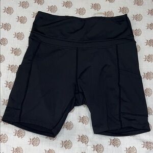 Source Unknown Black Bike Shorts